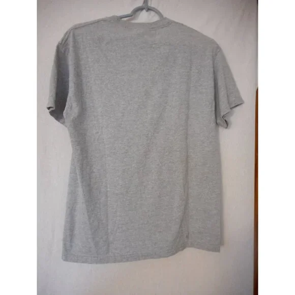 Grey Blah blah blah Tee T-Shirt Short Sleeve cotton blend Unisex Sz M graphic T - Picture 5 of 6